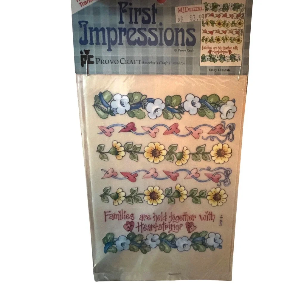 Vintage Christmas Craft Kit Bundle Plaid Apple Bits Cut Outs Provo Craft Iron On